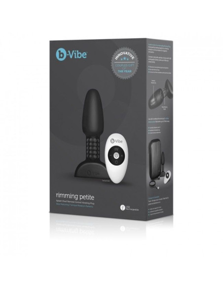 B VIBE RIMMING CONTROL REMOTO ANAL PLUG PETITE NEGRO B VIBE RIMMING CONTROL REMOTO ANAL PLUG PETITE NEGRO