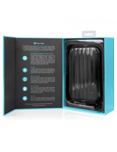 B VIBE RIMMING CONTROL REMOTO ANAL PLUG PETITE NEGRO