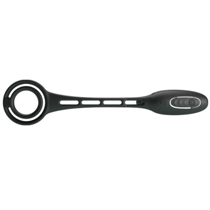 PRETTY LOVE ANILLOS PENE CON PLUG VIBRADOR