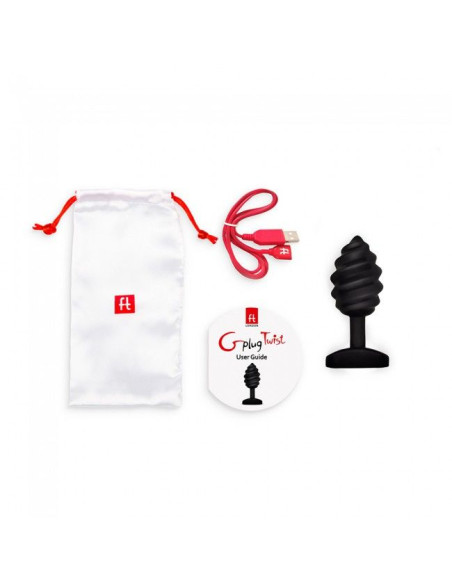 G VIBE GPLUG TWIST CON VIBRACION NEGRO G VIBE GPLUG TWIST CON VIBRACION NEGRO