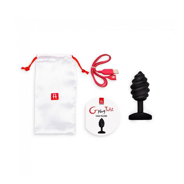 G VIBE GPLUG TWIST CON VIBRACION NEGRO