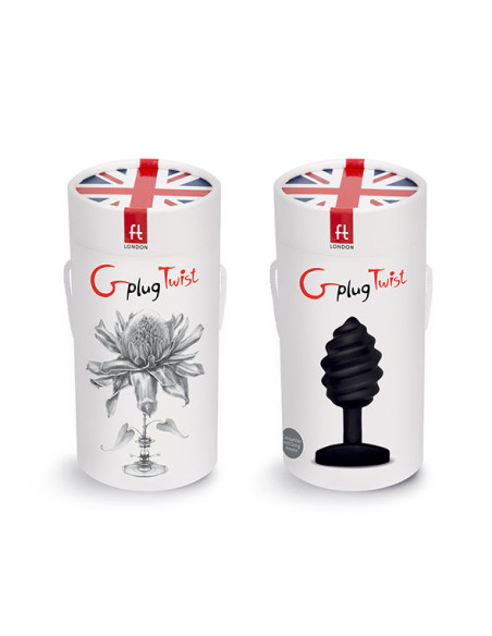 G VIBE GPLUG TWIST CON VIBRACION NEGRO G VIBE GPLUG TWIST CON VIBRACION NEGRO