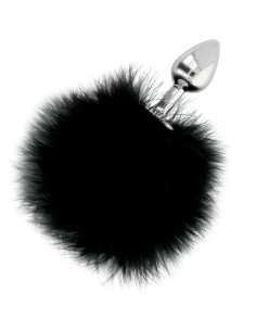 DARKNESS EXTRA BUTTPLUG ANAL CON COLA NEGRO 7 CM 2