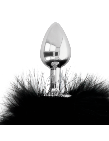 DARKNESS EXTRA BUTTPLUG ANAL CON COLA NEGRO 7 CM DARKNESS EXTRA BUTTPLUG ANAL CON COLA NEGRO 7 CM