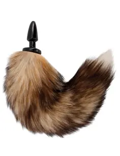 DARKNESS COLA NATURAL CON PLUG ANAL SILICONA 10 CM 2