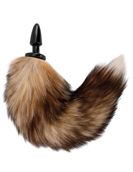 DARKNESS COLA NATURAL CON PLUG ANAL SILICONA 10 CM DARKNESS COLA NATURAL CON PLUG ANAL SILICONA 10 CM