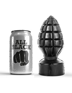 ALL BLACK PLUG ANAL 14 CM