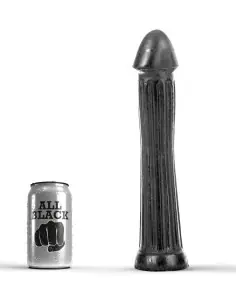ALL BLACK PLUG DILDO 31 CM