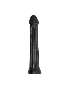 ALL BLACK PLUG DILDO 31 CM 2