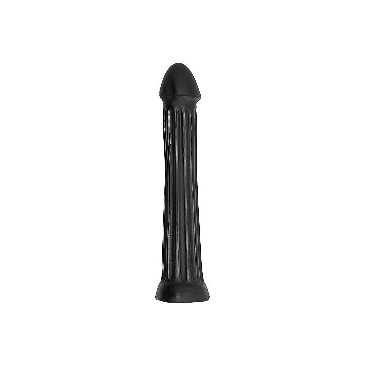 ALL BLACK PLUG DILDO 31 CM