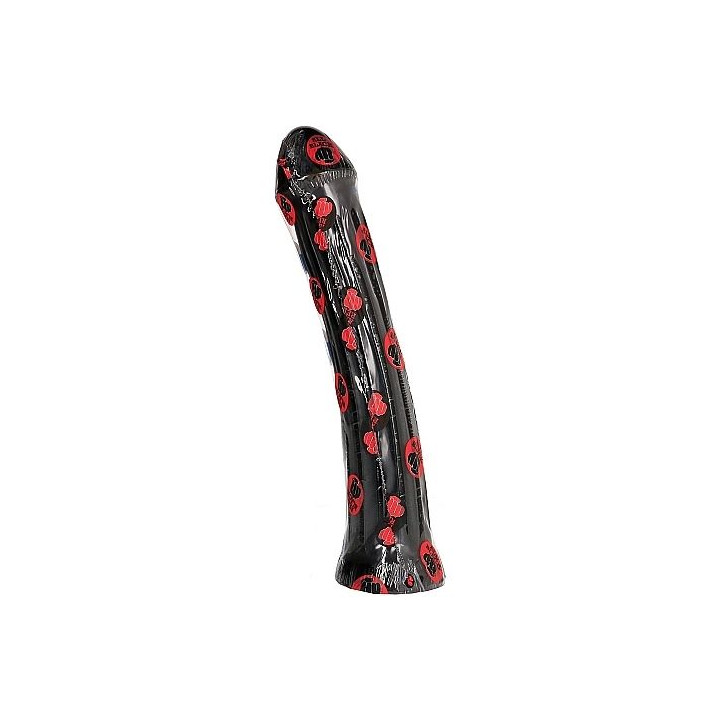 ALL BLACK PLUG DILDO 31 CM