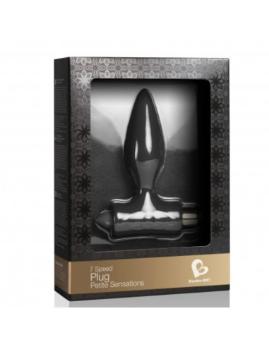 ROCKS OFF PLUG ANAL PARA PRINCIPIANTES PETITE SENSATIONS NEGRO