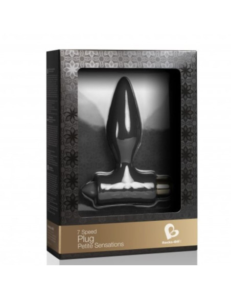 ROCKS OFF PLUG ANAL PARA PRINCIPIANTES PETITE SENSATIONS NEGRO