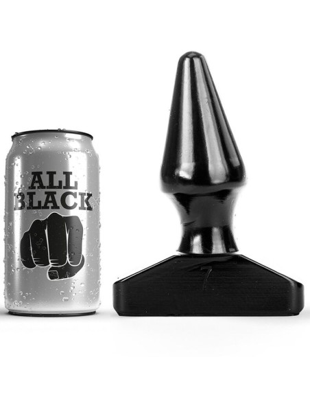 ALL BLACK PLUG ANAL 16 CM