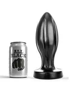 ALL BLACK ANAL PLUG 21 CM