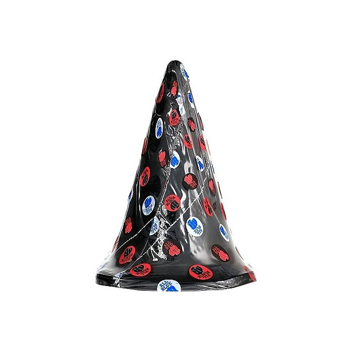 ALL BLACK PLUG TRIANGULAR 30 CM