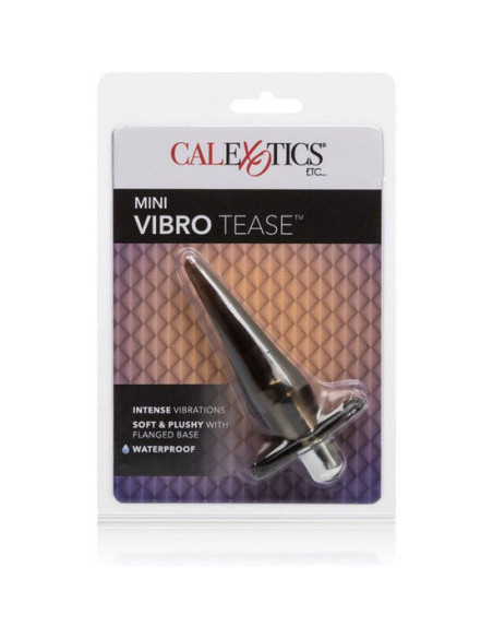 CALEXOTICS PLUG MINI VIBRO TEASE VIBRADOR NEGRO CALEXOTICS PLUG MINI VIBRO TEASE VIBRADOR NEGRO