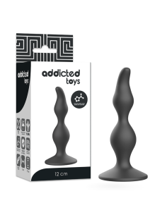 ADDICTED TOYS ANAL SEXUAL PLUG 12 CM NEGRO