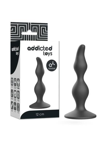 ADDICTED TOYS ANAL SEXUAL PLUG 12 CM NEGRO ADDICTED TOYS ANAL SEXUAL PLUG 12 CM NEGRO