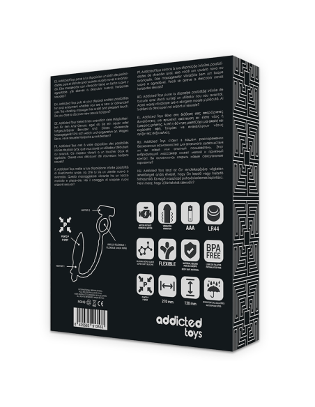 ADDICTED TOYS PLUG ANAL CON ANILLO VIBRADOR ADDICTED TOYS PLUG ANAL CON ANILLO VIBRADOR