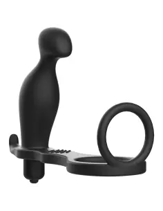 ADDICTED TOYS PLUG ANAL CON ANILLO SILICONA NEGRO 12 CM 2