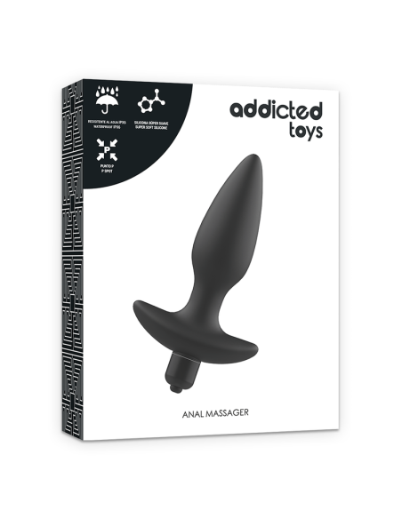ADDICTED TOYS MASAJEADOR PLUG ANAL CON VIBRACION NEGRO ADDICTED TOYS MASAJEADOR PLUG ANAL CON VIBRACION NEGRO