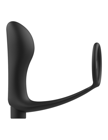 ADDICTED TOYS ANILLA PENE CON PLUG ANAL CONTROL REMOTO NEGRO RECARGABLE