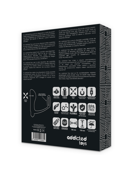 ADDICTED TOYS ANILLA PENE CON PLUG ANAL CONTROL REMOTO NEGRO RECARGABLE ADDICTED TOYS ANILLA PENE CON PLUG ANAL CONTROL REMOTO NEGRO RECARGABLE