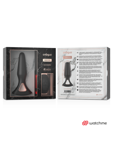 ANBIGUO WATCHME CONTROL REMOTO VIBRADOR PLUG ANAL ALEXANDRU