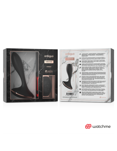 ANBIGUO WATCHME CONTROL REMOTO VIBRADOR PLUG ANAL VERNET