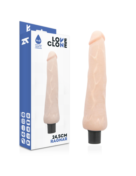 LOVECLONE RAGNAR VIBRADOR REALASTICO SELF LUBRICATION 245 CM O 35 CM