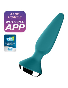 SATISFYER PLUG ILICIOUS 1 PLUG VIBRADOR VERDE