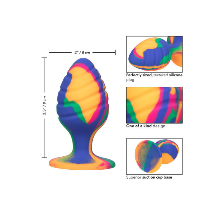 CALEXOTICS CHEEKY LARGUE SWIRL PLUG ANAL