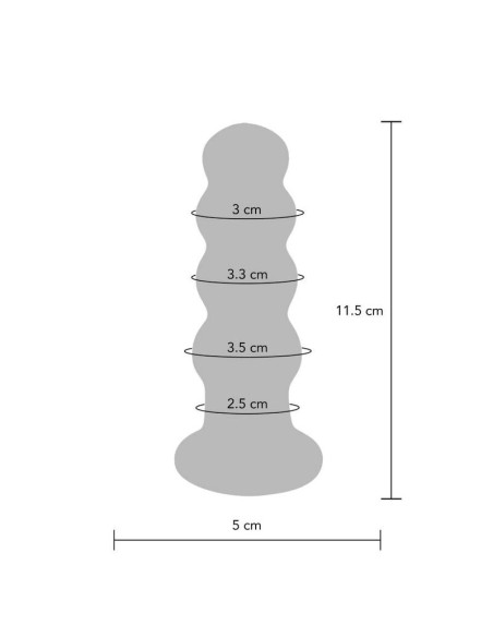 TOYJOY BUTTOCKS THE RADIANT GLASS BUTTPLUG TOYJOY BUTTOCKS THE RADIANT GLASS BUTTPLUG