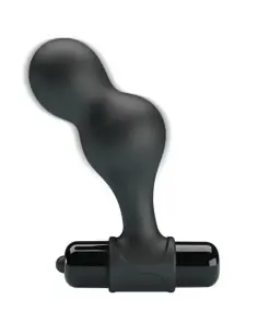 MR PLAY PLUG ANAL VIBRADOR DE SILICONA NEGRO
