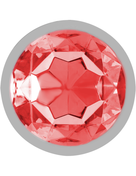 INTENSE PLUG ANAL METAL ALUMINIO CON CRISTAL ROJO TALLA L INTENSE PLUG ANAL METAL ALUMINIO CON CRISTAL ROJO TALLA L