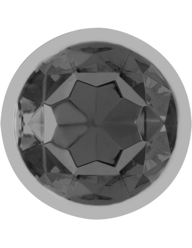 INTENSE PLUG ANAL METAL ALUMINIO CON CRISTAL NEGRO TALLA M