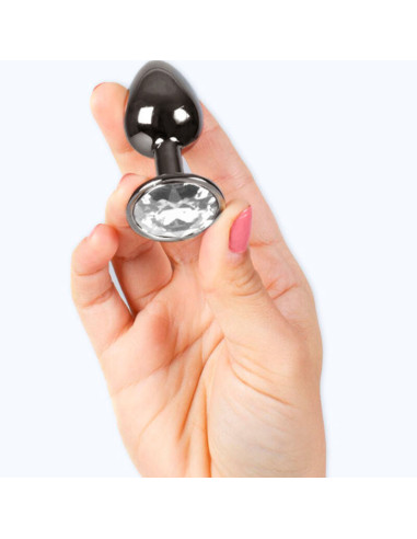 SECRETPLAY GUNMETAL BUTT PLUG TALLA S 7 CM