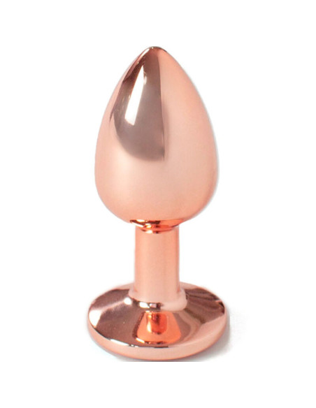 SECRETPLAY METAL BUTT PLUG ORO ROSA TALLA S 7 CM SECRETPLAY METAL BUTT PLUG ORO ROSA TALLA S 7 CM