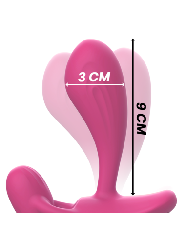 INTENSE SHELLY DUO ANAL PERINEO VAGINAL CLITORIS REMOTO ROSA