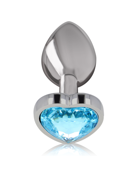 INTENSE PLUG ANAL METAL ALUMINIO CORAZON AZUL TALLA L INTENSE PLUG ANAL METAL ALUMINIO CORAZON AZUL TALLA L