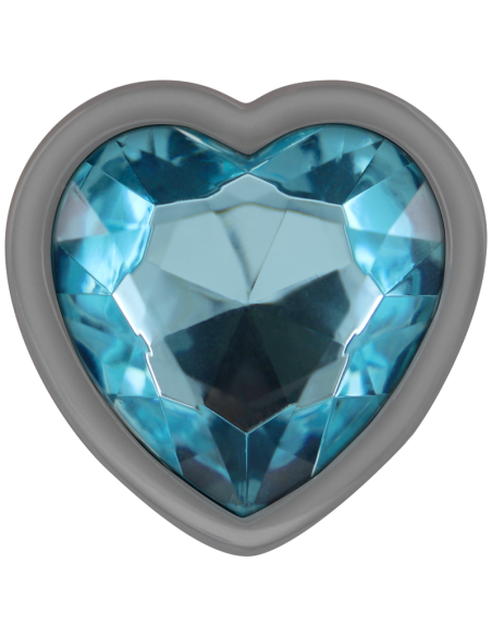 INTENSE PLUG ANAL METAL ALUMINIO CORAZON AZUL TALLA L INTENSE PLUG ANAL METAL ALUMINIO CORAZON AZUL TALLA L