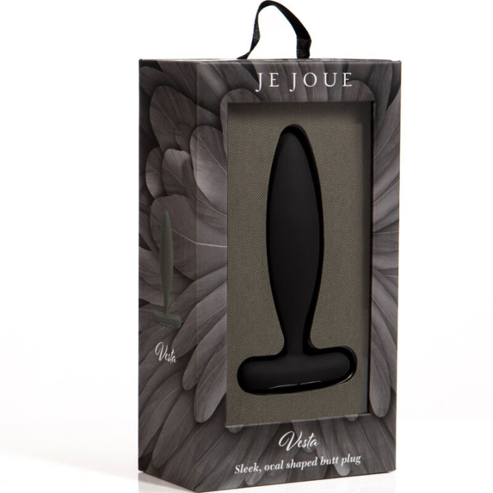 JE JOUE VESTA PLUG ANAL VIBRADOR NEGRO