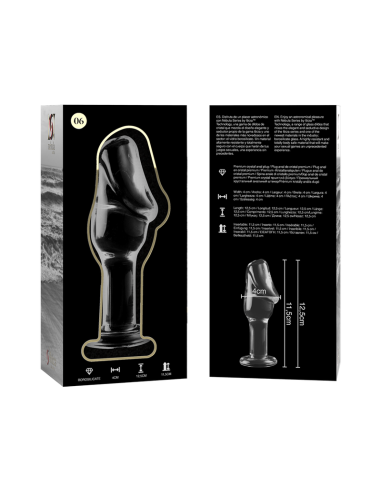 NEBULA SERIES BY IBIZA MODELO 6 PLUG CRISTAL TRANSPARENTE 125 CM O 4 CM