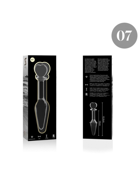 NEBULA SERIES BY IBIZA MODELO 7 PLUG CRISTAL TRANSPARENTE 135 CM O 3 CM NEBULA SERIES BY IBIZA MODELO 7 PLUG CRISTAL TRANSPARENTE 135 CM O 3 CM