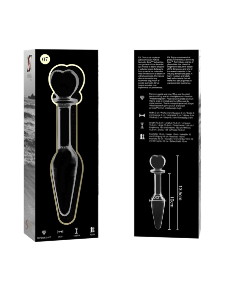 NEBULA SERIES BY IBIZA MODELO 7 PLUG CRISTAL TRANSPARENTE 135 CM O 3 CM NEBULA SERIES BY IBIZA MODELO 7 PLUG CRISTAL TRANSPARENTE 135 CM O 3 CM