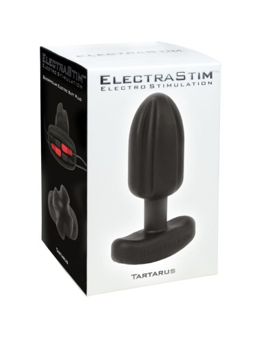ELECTRASTIM TARTARUS PLUG ANAL SILICONA QUADRIPOLAR NEGRO