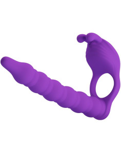 PRETTY LOVE BLACKNEY ANILLO PENE CON PLUG VIBRADOR LILA 2