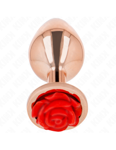 KINK PLUG ANAL ORO ROSADO ROSA ROJA S