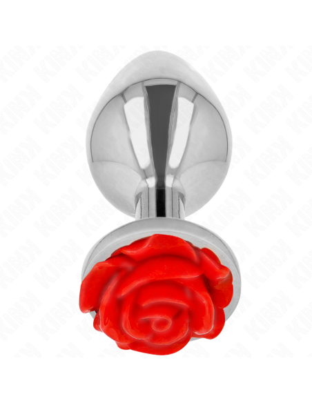 KINK PLUG ANAL ROSA ROJA TALLA L